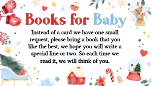 556 Boy Santa Baby Baby Shower Books for Baby: 556 Boy Santa Baby Baby Shower Invitation Set