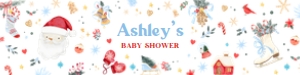 556 Boy Santa Baby Baby Shower Bottle Label: 556 Boy Santa Baby Baby Shower Bottle Label
