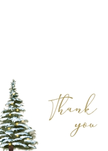 563 Christmas Tree Baby Shower Thank You Card: 563 Christmas Tree Baby Shower Invitation Set