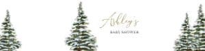 563 Christmas Tree Baby Shower Bottle Label: 563 Christmas Tree Baby Shower Bottle Label