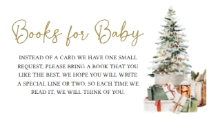 564 Christmas Trees Baby Shower Books for Baby: 564 Christmas Trees Baby Shower Invitation Set