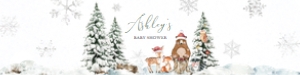 582 Silver Winter Wonderland Baby Shower Bottle Label: 582 Silver Winter Wonderland Baby Shower Bottle Label