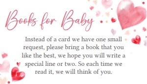587 Valentine Baby Shower Books for Baby: 587 Valentine Baby Shower Invitation Set