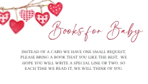 588 A Little Sweetheart Baby Shower Books for Baby: 588 A Little Sweetheart Baby Shower Invitation Set