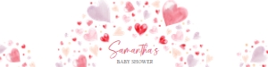 587 Valentine Baby Shower Bottle Label: 587 Valentine Baby Shower Bottle Label
