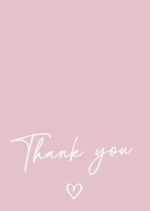 596 Valentine Minimalist Heart Baby Shower Thank You Card: 596 Valentine Minimalist Heart Baby Shower Invitation Set