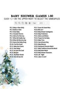 553 Blue A Little Bundle of Joy Tree Baby Shower Games Bundle 2: 553 Blue A Little Bundle of Joy Tree Baby Shower Games