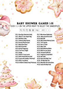 574 Pink Cookies Baby Shower Games Bundle 1: 574 Pink Cookies Baby Shower Games