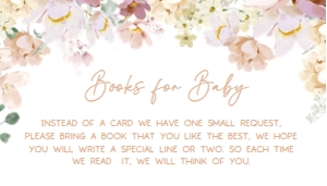 612 Baby in Bloom Florals Baby Shower Books for Baby: 612 Baby in Bloom Florals Baby Shower Invitation Set