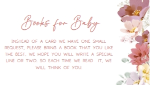 613 Florals Baby in Bloom Baby Shower Books for Baby: 613 Florals Baby in Bloom Baby Shower Invitation Set