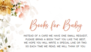 628 Spring Florals Oh Baby Baby Shower Books for Baby: 628 Spring Florals Oh Baby Baby Shower Invitation Set