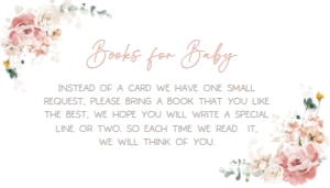 614 Spring Flowers Baby in Bloom Baby Shower Books for Baby: 614 Spring Flowers Baby in Bloom Baby Shower Invitation Set