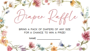 630 WIldflower Baby Shower Diaper Raffle: 630 Wildflower Baby Shower Mega Bundle