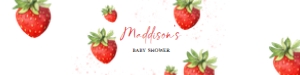 631 Minimalist Strawberry Baby Shower Bottle Label: 631 Minimalist Strawberry Baby Shower Bottle Label