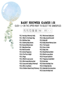 610 Oh Boy Balloon Baby Shower Games Bundle 1: 610 Oh Boy Balloon Baby Shower Games