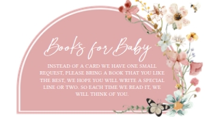 650 Arch Baby in Bloom Baby Shower Books for Baby: 650 Arch Baby in Bloom Baby Shower Invitation Set