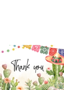 637 Cinco de Mayo Let's Taco 'bout Baby Baby Shower Thank You Card: 637 Cinco de Mayo Let's Taco 'Bout Baby Baby Shower Invitation Set