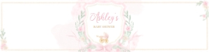 658 Pink Gold Carriage Crest Baby Shower Bottle Label: 658 Pink Gold Carriage Crest Baby Shower Bottle Label