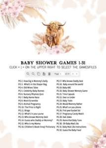 509 Pink Holy Cow Baby Shower Games Bundle 1: 509 Pink Holy Cow Baby Shower Games