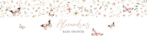 674 Baby in Bloom Baby Shower Bottle Label: 674 Baby in Bloom Baby Shower Bottle Label