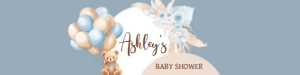 690 Blue Boho Bear Baby Shower Bottle Label: 690 Blue Boho Bear Baby Shower Bottle Label