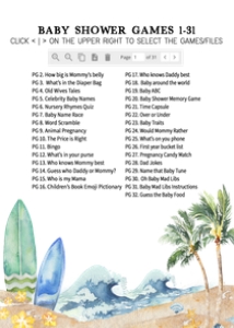 677 Baby on Board Baby Shower Games Bundle 1: 677 Baby on Board Baby Shower Games