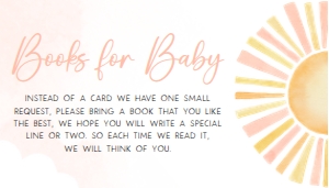 753 Girl A Little Ray of Sunshine Baby Shower Books for Baby: 753 Girl A Little Ray of Sunshine Baby Shower Invitation Set