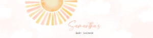 753 Girl A Little Ray of Sunshine Baby Shower Bottle Label: 753 Girl A Little Ray of Sunshine Baby Shower Bottle Label