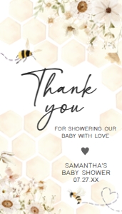 790 Honey Baby Shower Favor Tag: 790 Honey Baby Shower Favor Tag
