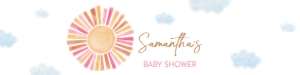 794 Girl Here Comes the Sun Baby Shower Bottle Label: 794 Girl Here Comes the Sun Baby Shower Bottle Label