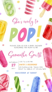 783 Popsicle Baby Shower Invitation Mobile: 783 Popsicle Baby Shower Mega Bundle