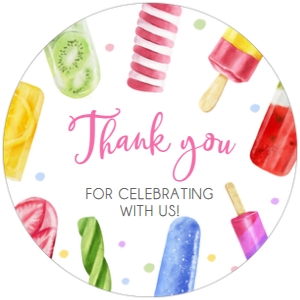 783 Popsicle Baby Shower Round Favor Tags: 783 Popsicle Baby Shower Mega Bundle