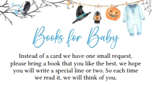 918 Boy A Little Boo Baby Shower Books for Baby: 918 Boy A Little Boo Baby Shower Invitation Set