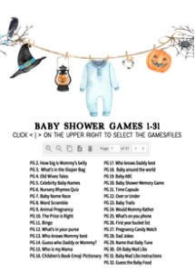 918 Boy A Little Boo Baby Shower Games design preview