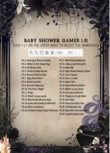 946 A Baby is Brewing Gothic Halloween Baby Shower Games design preview