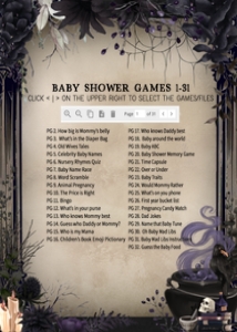 946 A Baby is Brewing Gothic Halloween Baby Shower Games Bundle 1: 946 A Baby is Brewing Gothic Halloween Baby Shower Games