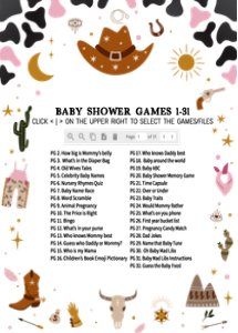 964 Duck Hunting Baby Shower Games design preview