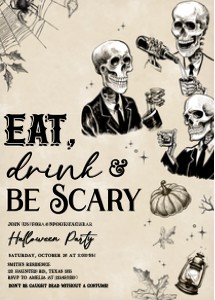 10SE Eat Drink and Be Scary Invitation C design preview