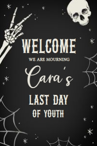 23BD RIP Twenties Birthday Party Welcome Sign 24x36 A: 23BD RIP Twenties Birthday Party Welcome Sign