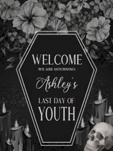 23BD RIP Twenties Birthday Party Welcome Sign 18x24 B: 23BD RIP Twenties Birthday Party Welcome Sign