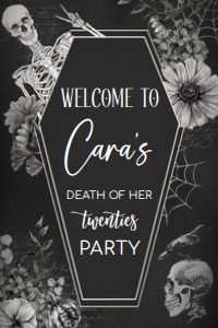 23BD RIP Twenties Birthday Party Welcome Sign 20x30 C: 23BD RIP Twenties Birthday Party Welcome Sign