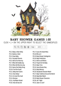 967 A Little Boo Haunted House Baby Shower Games Bundle 2: 967 A Little Boo Haunted House Baby Shower Games