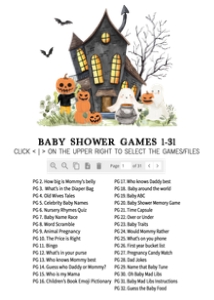 967 A Little Boo Haunted House Baby Shower Games Bundle 1: 967 A Little Boo Haunted House Baby Shower Games