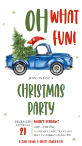 19SE Oh What Fun Seasonal Invitation Mobile A: 19SE Oh What Fun Invitation A