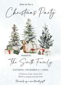 20SE Christmas Party Invitation B design preview