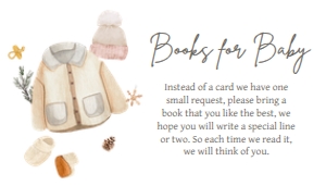 978 Baby It's Cold Outside Baby Clothes Baby Shower Books for Baby: 978 Baby It's Cold Outside Baby Clothes Baby Shower Invitation Set