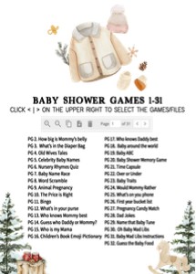 978 Baby It's Cold Outside Baby Clothes Baby Shower Games design preview