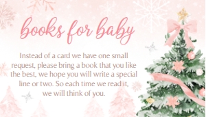 979 Pink Bow Baby it's Cold Outside Baby Shower Books for Baby: 979 Pink Bow Baby it's Cold Outside Baby Shower Invitation Set