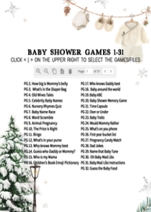 981 A Merry Little Baby Clothes Baby Shower Games Bundle 1: 981 A Merry Little Baby Clothes Baby Shower Games