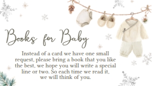 981 A Merry Little Baby Clothes Baby Shower Books for Baby: 981 A Merry Little Baby Clothes Baby Shower Invitation Set